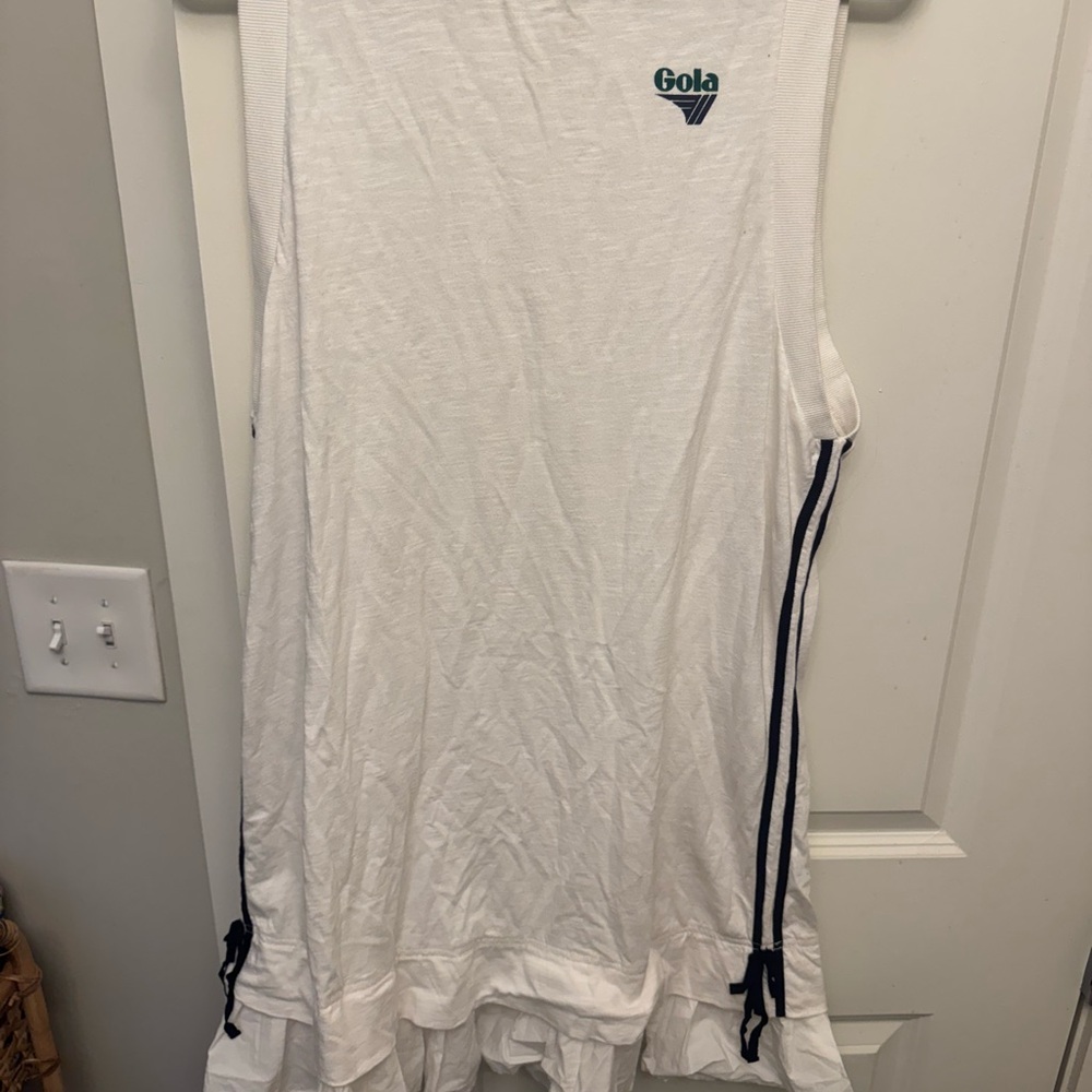 Gola White Sleeveless Dress